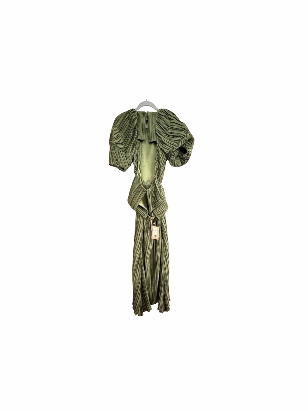 Cult Giai Pleated Nadira Dress Cypress Metallic - Picture 14 of 16